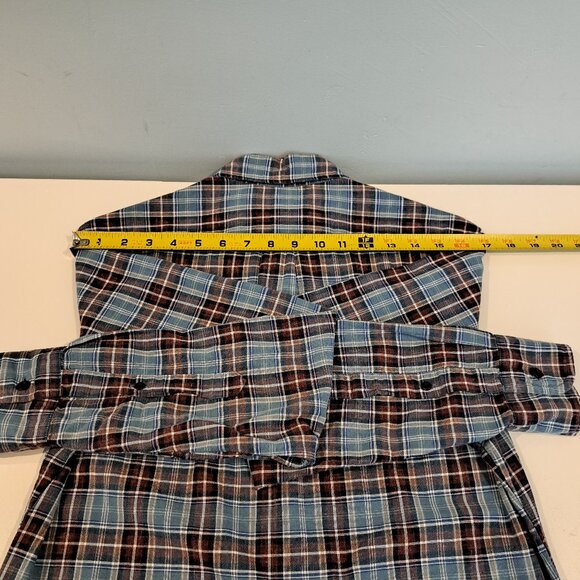 J. Crew Men's Small Mercantile Long Sleeve Button Down Plaid Shirt Style #J4597 - Picture 15 of 15